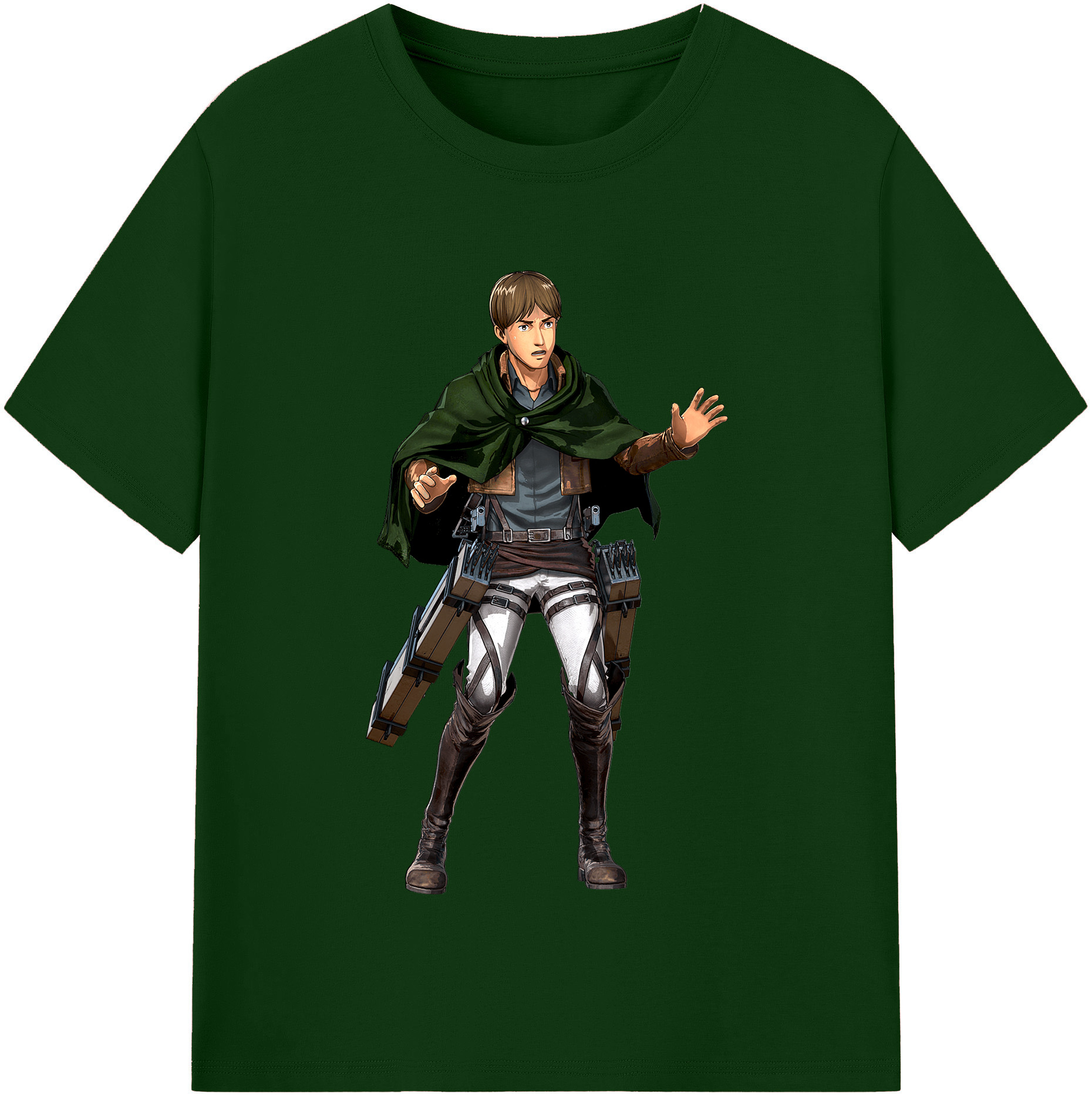 （画像用） 進撃の巨人 Attack on Titan 綿100％半袖Tシャツ（フロントプリント）
